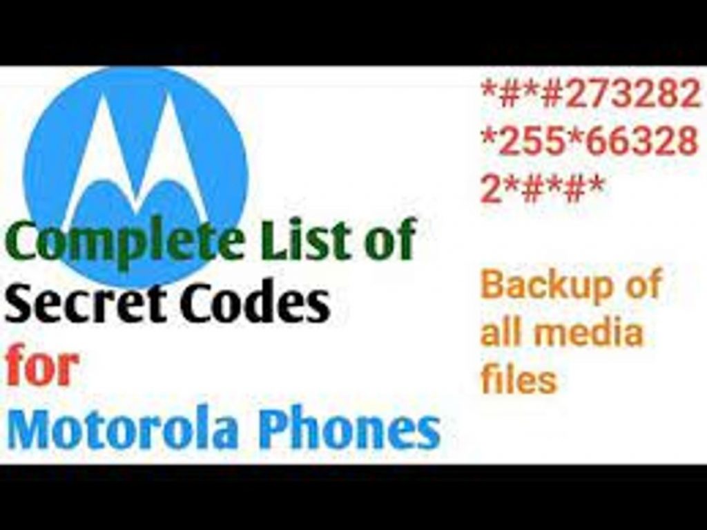 Motorola Secret Codes and hacks Secret Hacking Codes Articlesubmited