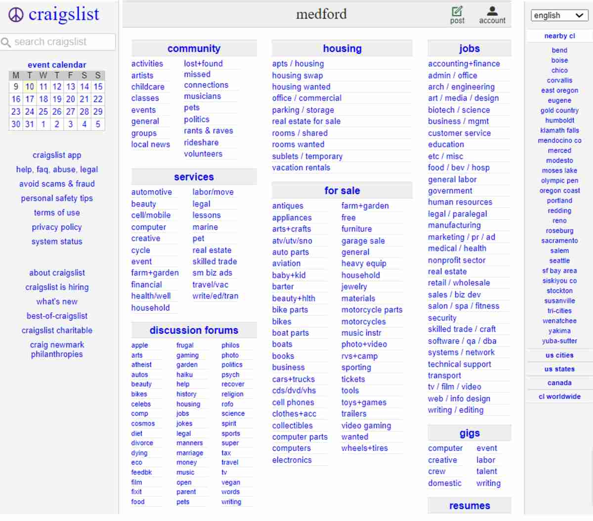 Craigslist Medford Your Guide to Buying and Selling! Articlesubmited